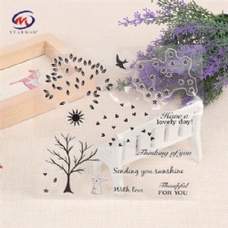 Clear Rubber Stamp